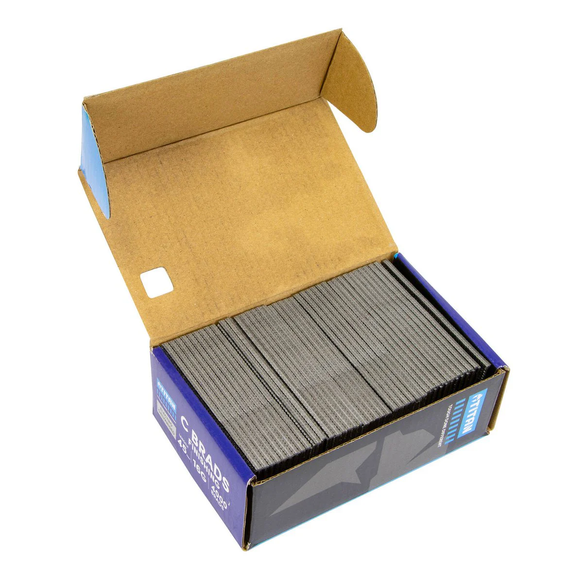 Titan 45mm 16 Gauge Electro Galvanised Straight Collated Nail C Brads - 4000 Pack - Reliable Fastening - Chisel Point Design - Image 4