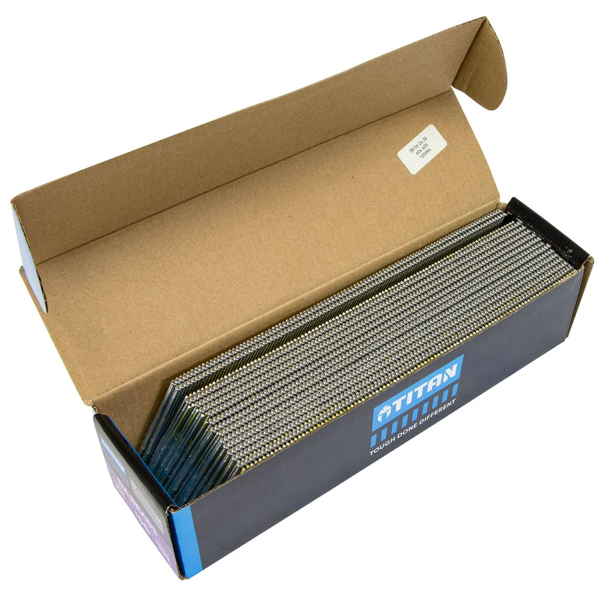 Titan 65mm 1.75mm Electro Galvanised 34° Angled Collated Nail Da Brads Pack of 3000 - Durable Fasteners for Carpentry - Image 4
