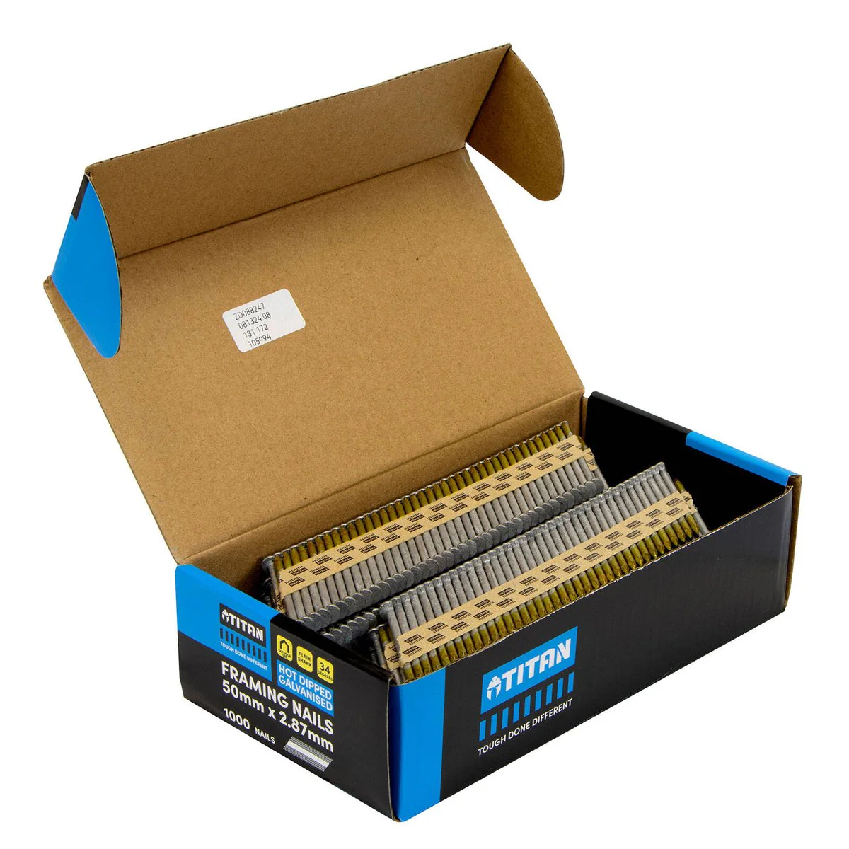 Titan Collated Framing Nails - 50mm x 2.87mm - Box of 1000 - Hot Dipped Galvanised - Image 4