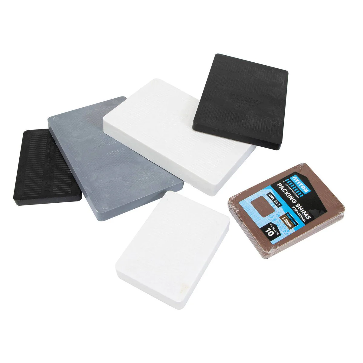 Titan Green Shim Packing - 6 Piece - 3 x 72 x 100mm - Heavy-Duty, No-Slip Design - Image 3