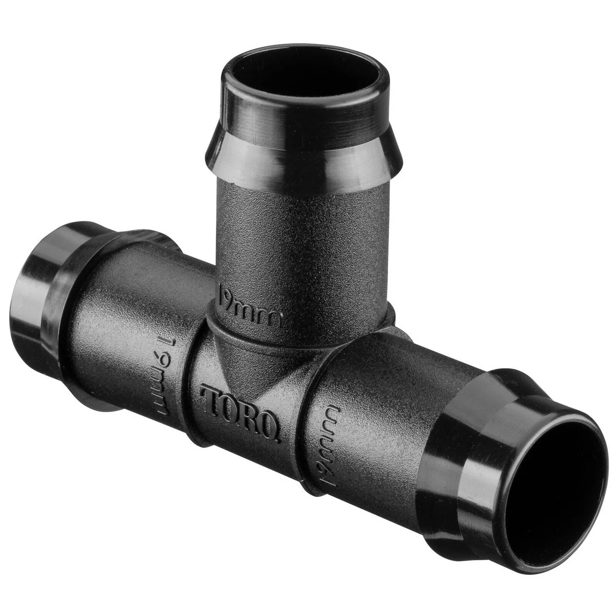 Toro 19mm Barbed Tee - Polypropylene - Durable - Improved Flow Dynamics