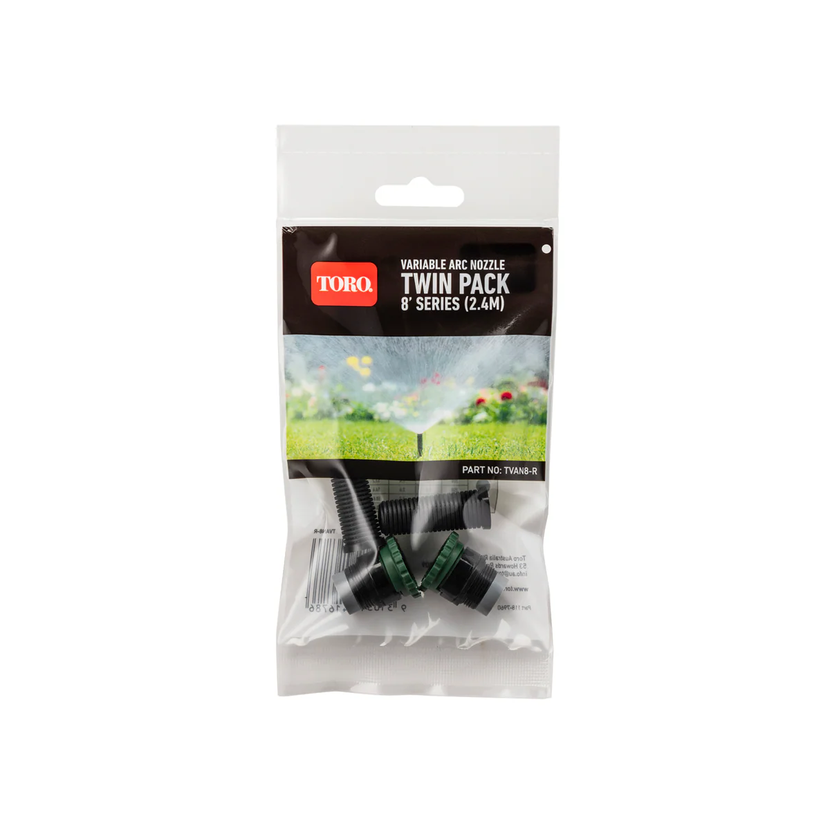 Toro Variable Arc Nozzle - 8' Twin Pack - Adjustable - Clog Resistant - Image 5
