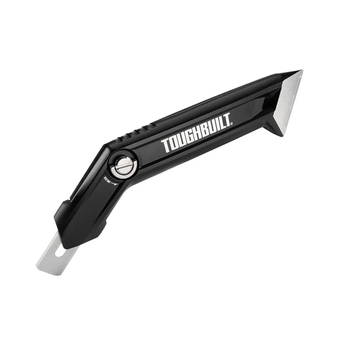 Toughbuilt Carpet Knife - 5 Blades - 169mm x 46mm x 26mm - Precise Cutting