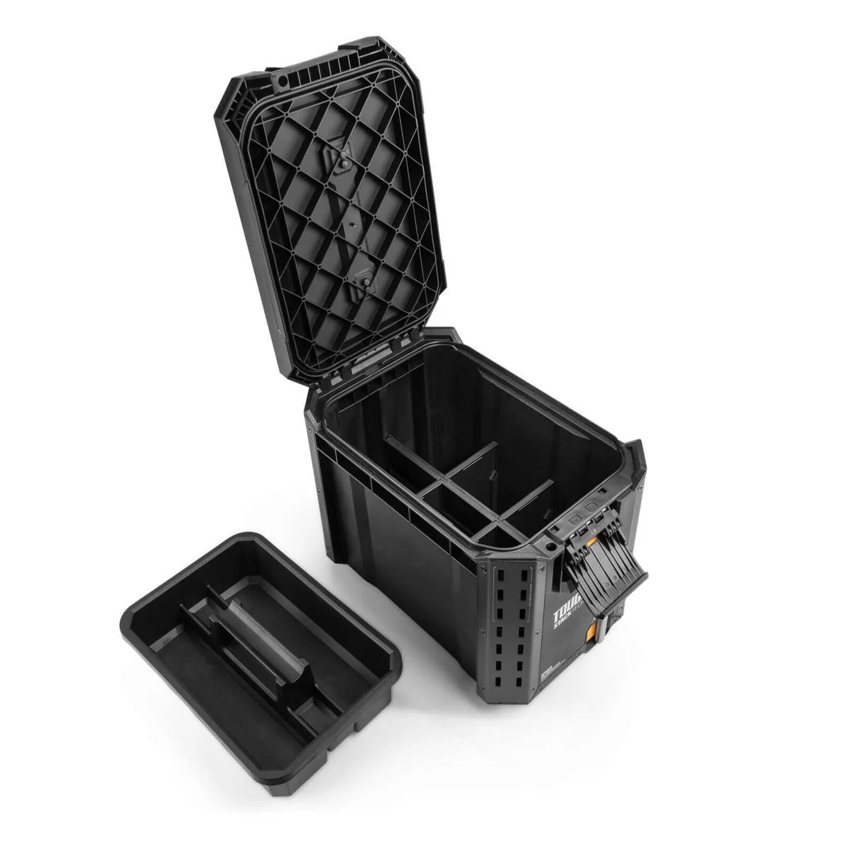 Toughbuilt Stacktech Compact Tool Box - 410mm x 345mm x 265mm - Durable Storage Solution - Image 4