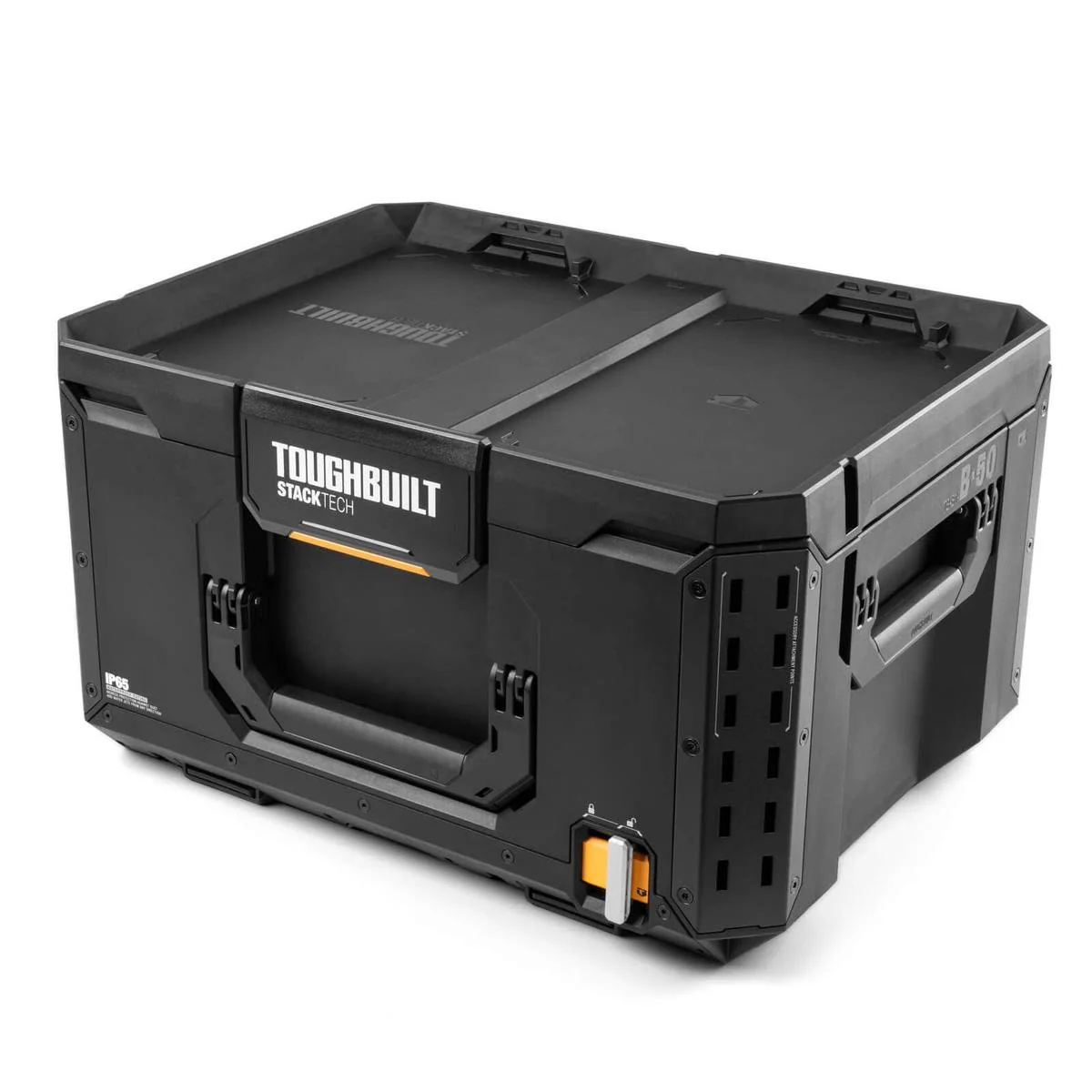Toughbuilt Stacktech Large Tool Box - 410mm x 300mm x 530mm - Durable Storage