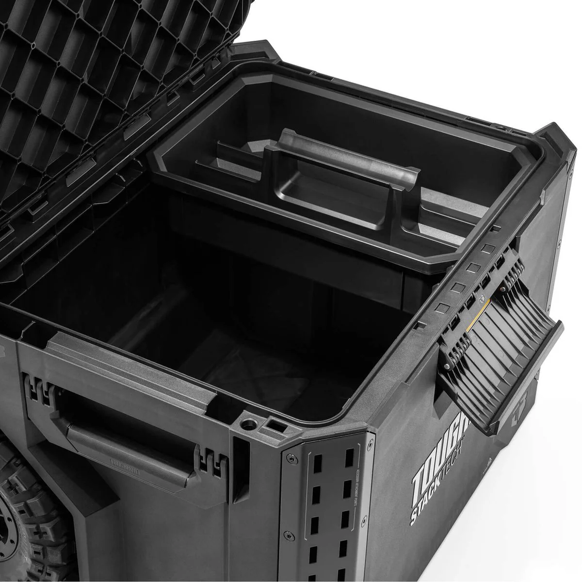 Toughbuilt Stacktech Rolling Tool Box - 500mm x 665mm x 560mm - Durable Storage Solution - Image 3
