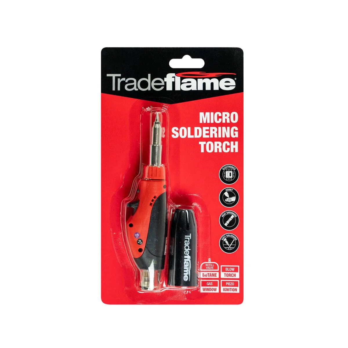 Tradeflame Micro Soldering Torch - Compact Tool - 70mm x 15.5mm x 50mm - Image 2