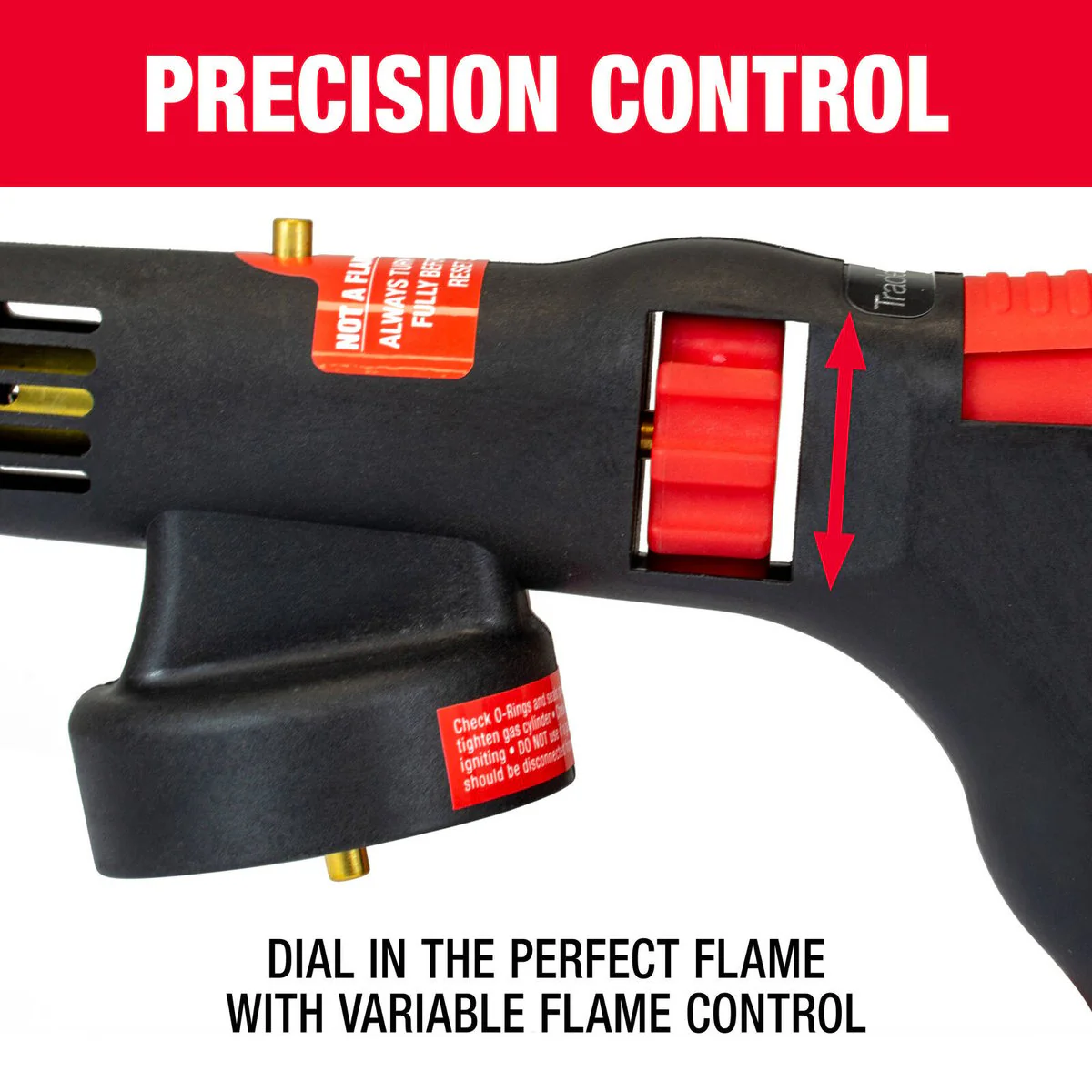 Tradeflame Multi Purpose Power Torch Bom - 45mm x 145mm x 165mm - High Intensity Flame - Safety Cut-Off - Image 5