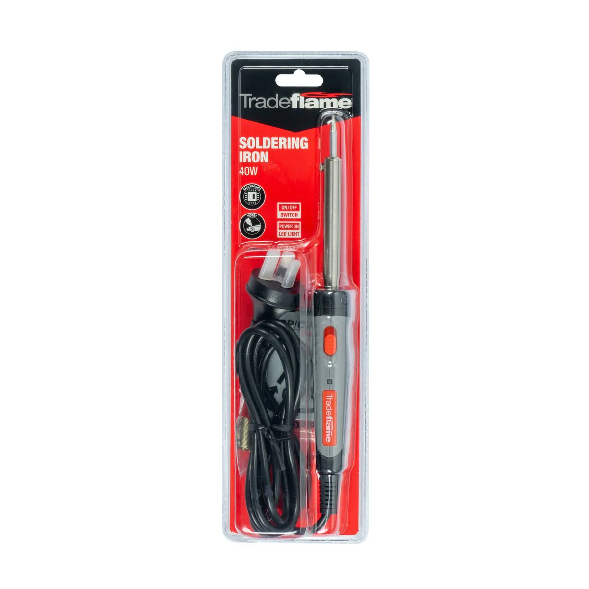 Tradeflame Soldering Iron - 40W - 240V - Quick Heat-Up - Image 2