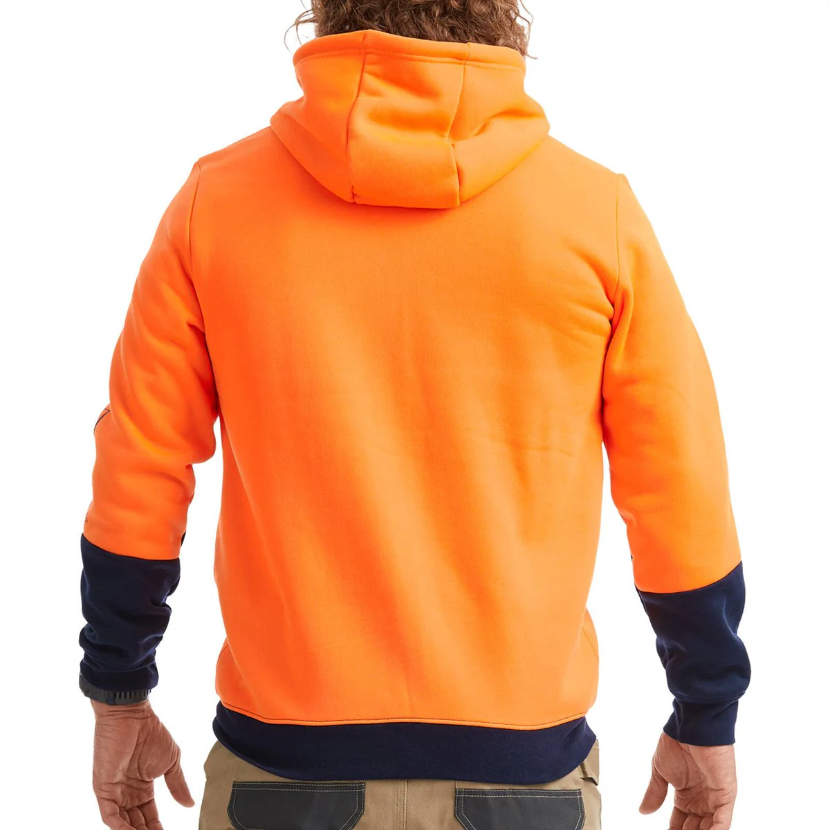 Tradie Hi Vis Orange Hoodie Small - 580mm x 750mm - Comfort & Functionality - Image 4