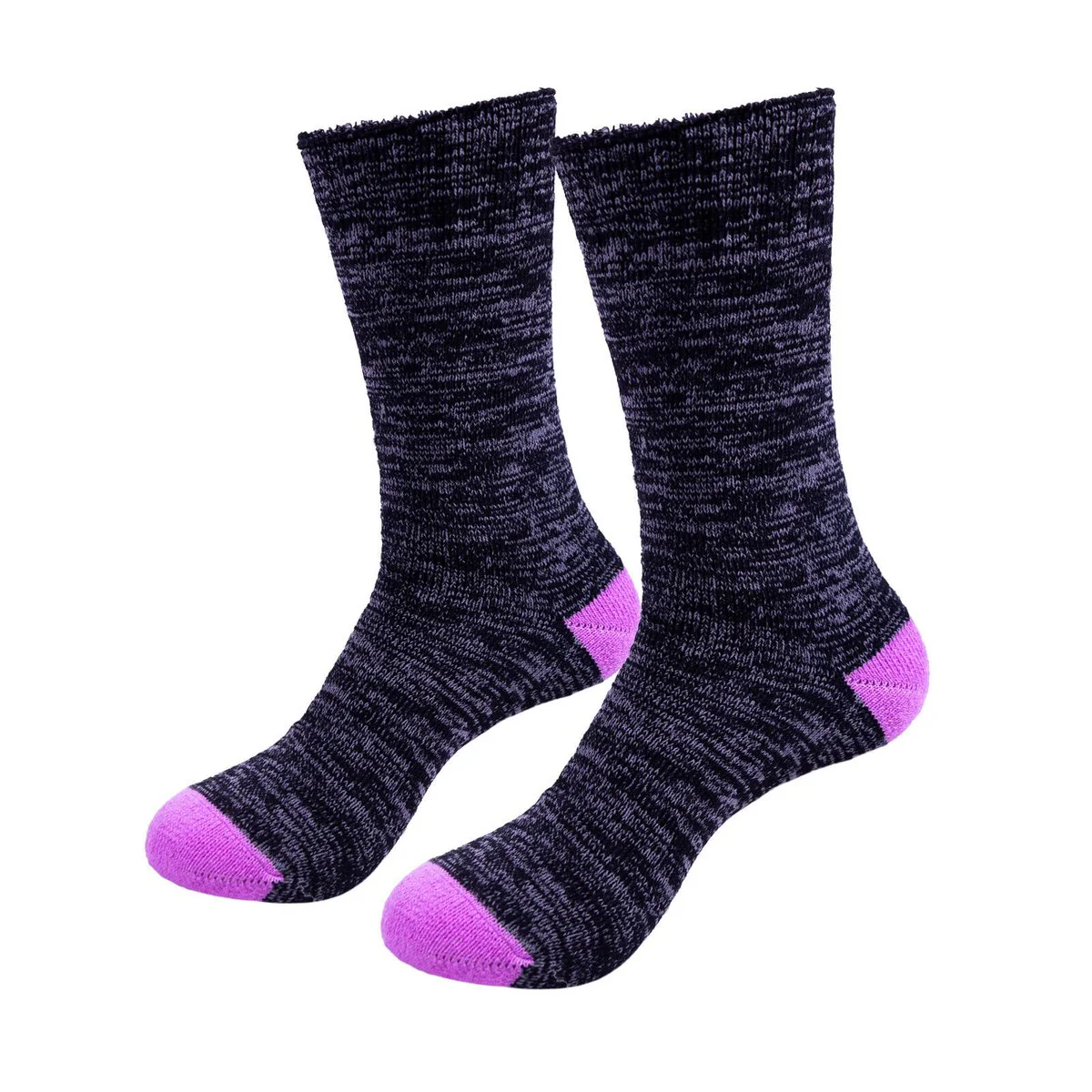 Tradie Women's Heavy Duty Cotton Crew Socks 2 Pack Size 5-8 - Multi - Comfort & Durability - Image 3