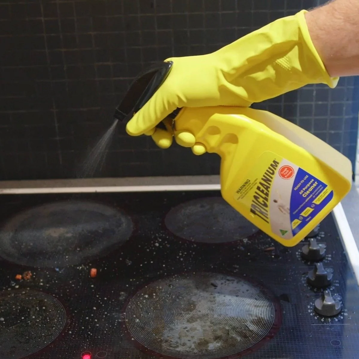 Tricleanium All Purpose Cleaner 750ml - Ready to Use - Industrial Strength - Non-Abrasive - Yellow - Image 4