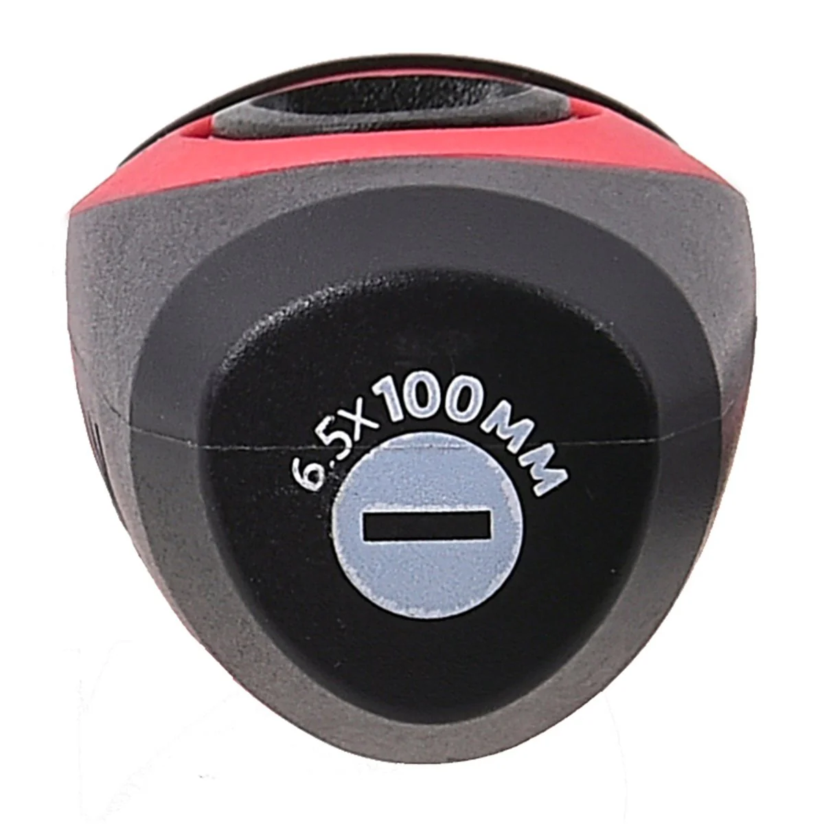 Trojan 100mm No 6 Slot Screwdriver - Red and Black - Magnetic Tip - Image 4