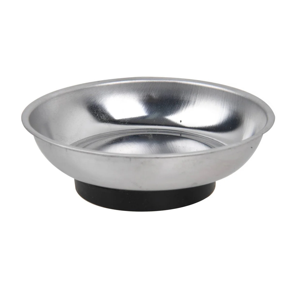 Trojan 100mm Round Magnetic Tray - Silver - Strong Magnetic Base - Compact Design