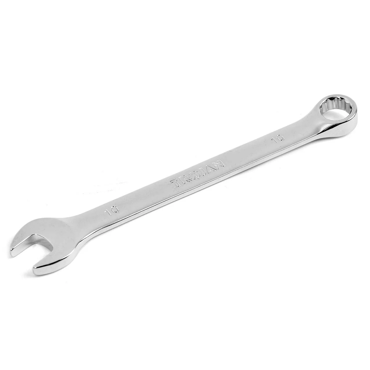 Trojan 10mm Combination Spanner - Polished Chrome Vanadium - Durable Tool