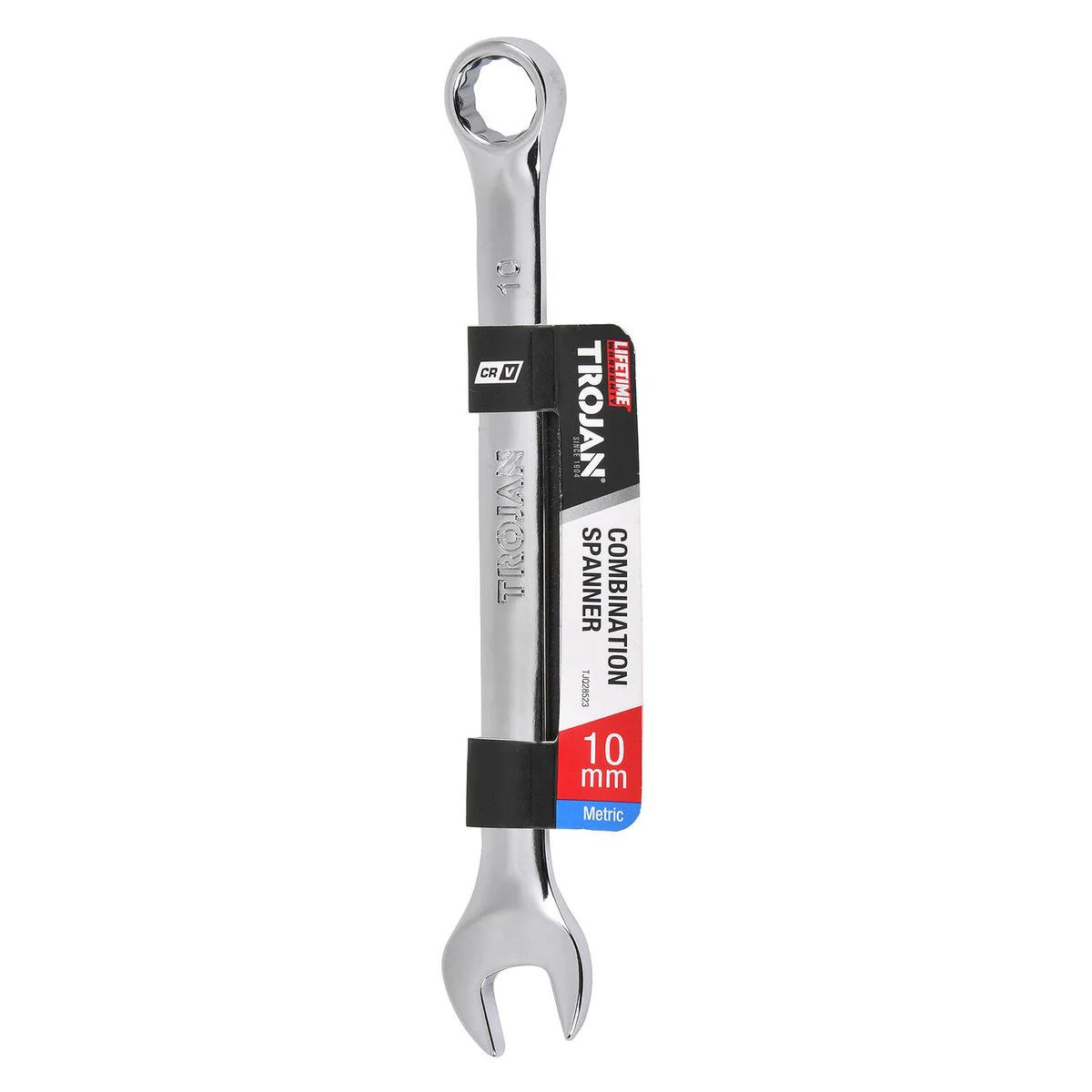 Trojan 10mm Combination Spanner - Polished Chrome Vanadium - Durable Tool - Image 2