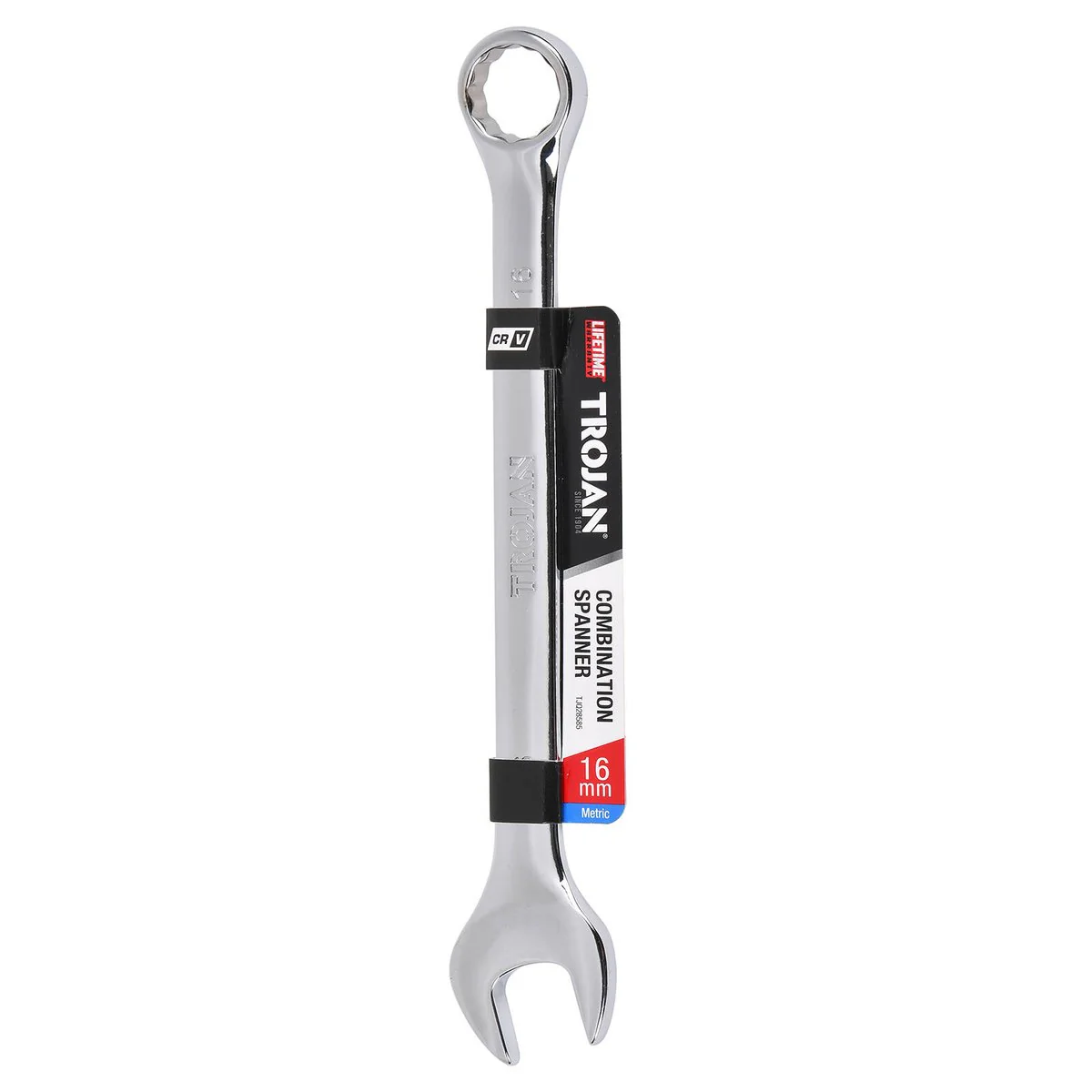 Trojan 16mm Combination Spanner - Polished Chrome Vanadium - High Torque - Image 2