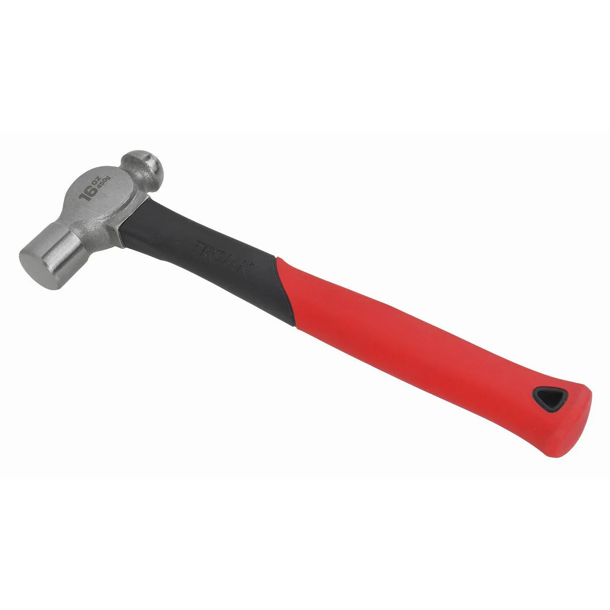 Trojan 16oz Fibreglass Ball Pein Hammer - 450g - Durable Steel Head - Image 2