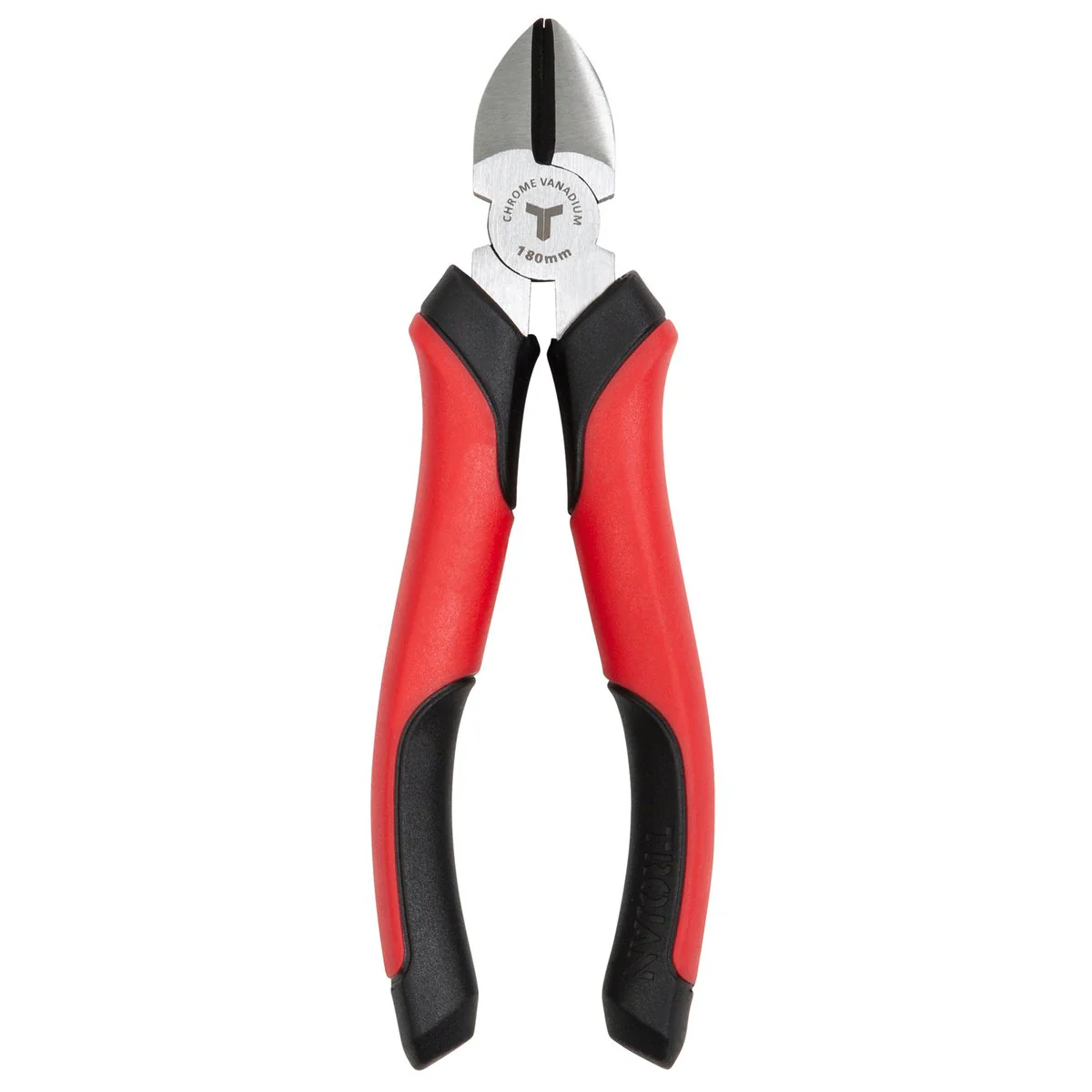 Trojan 180mm Side Cutting Plier - Chrome Vanadium Steel - Red and Black - Image 2