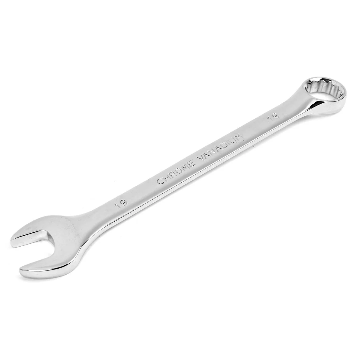 Trojan 19mm Combination Spanner - Polished Chrome Vanadium - High Torque - Image 3