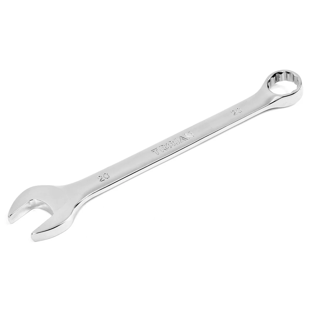 Trojan 20mm Combination Spanner - Polished Chrome Vanadium - Durable Tool