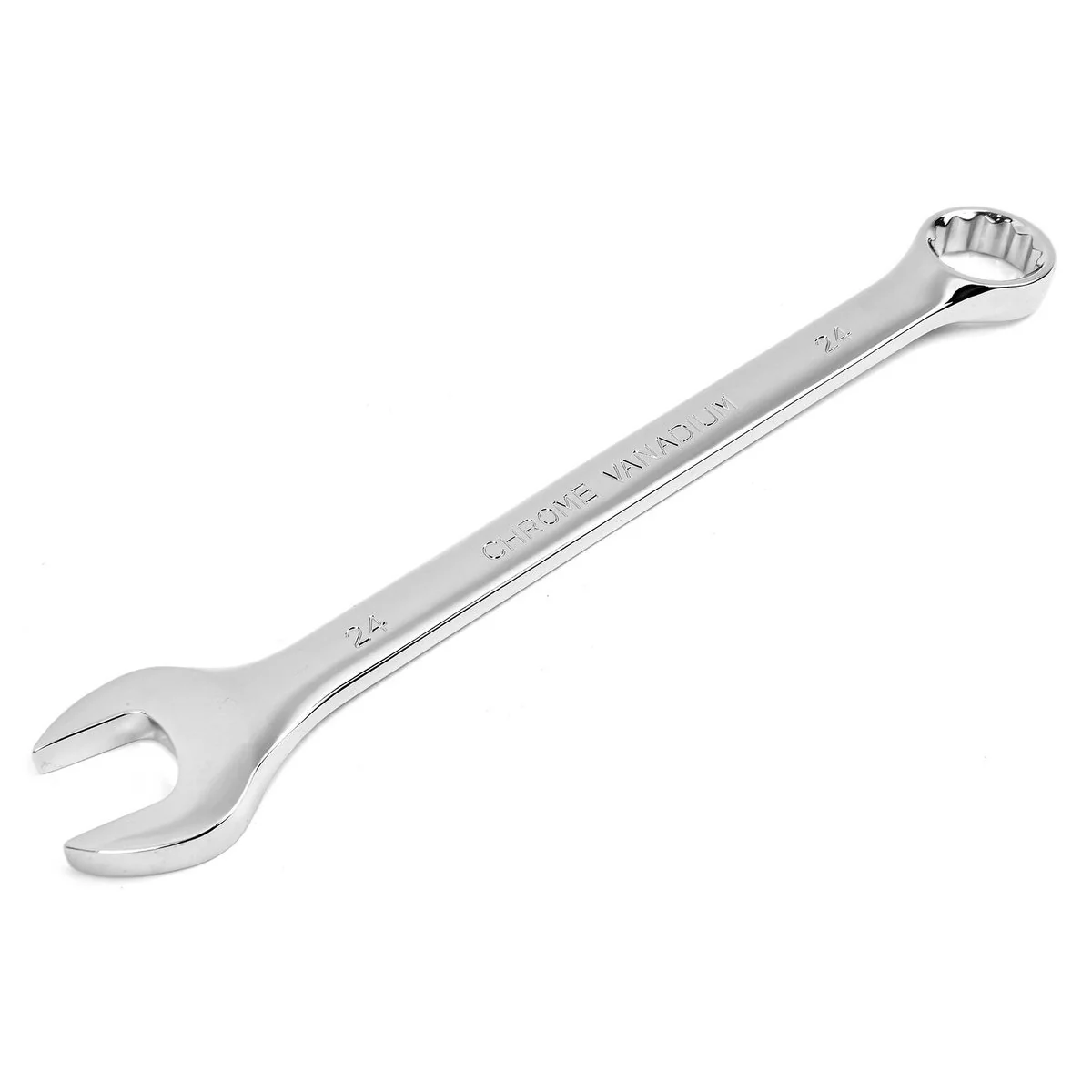 Trojan 24mm Combination Spanner - Polished Chrome Vanadium - High Torque - Image 3