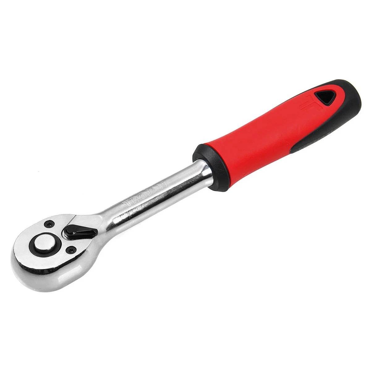 Trojan 3/8" Drive Ratchet with Grip - 72 Tooth Mechanism - Durable CR-MO