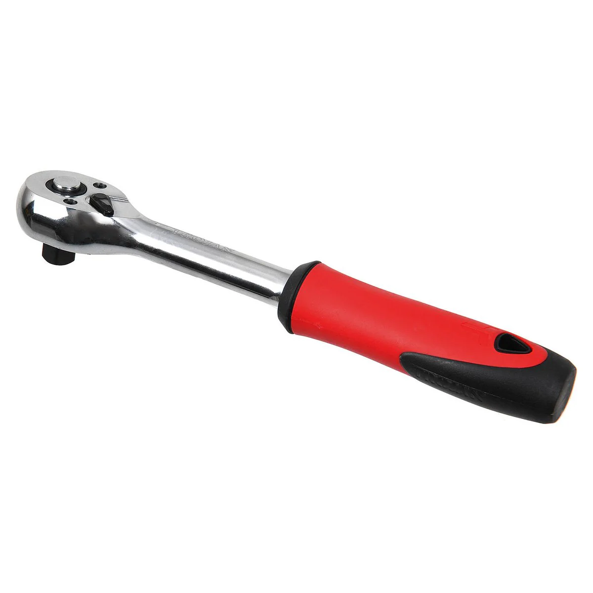 Trojan 3/8" Drive Ratchet with Grip - 72 Tooth Mechanism - Durable CR-MO - Image 2