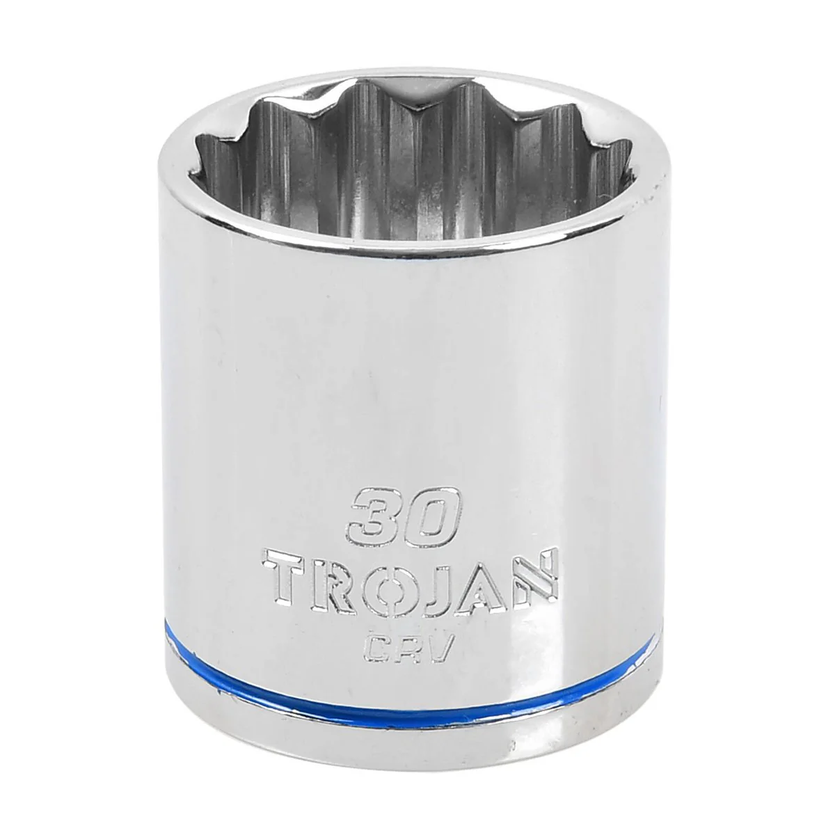 Trojan 30mm 1/2" Drive Loose Socket - Chrome Vanadium - Durable Design