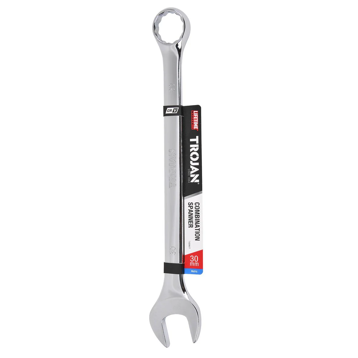 Trojan 30mm Combination Spanner - Polished Chrome Vanadium - High Torque - Image 2