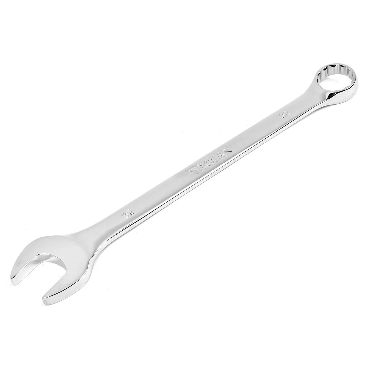 Trojan 32mm Combination Spanner - Polished Chrome Vanadium - High Torque