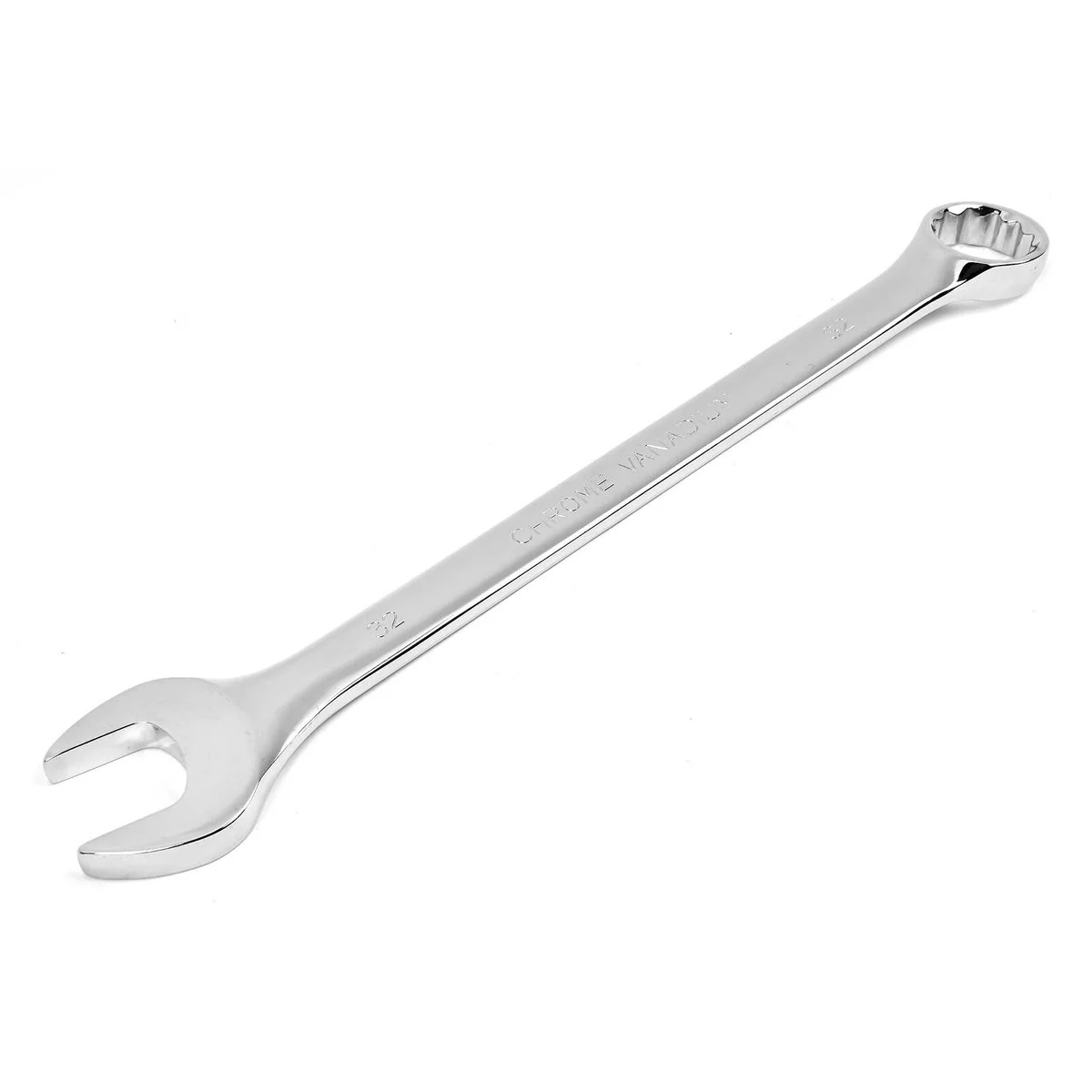 Trojan 32mm Combination Spanner - Polished Chrome Vanadium - High Torque - Image 3