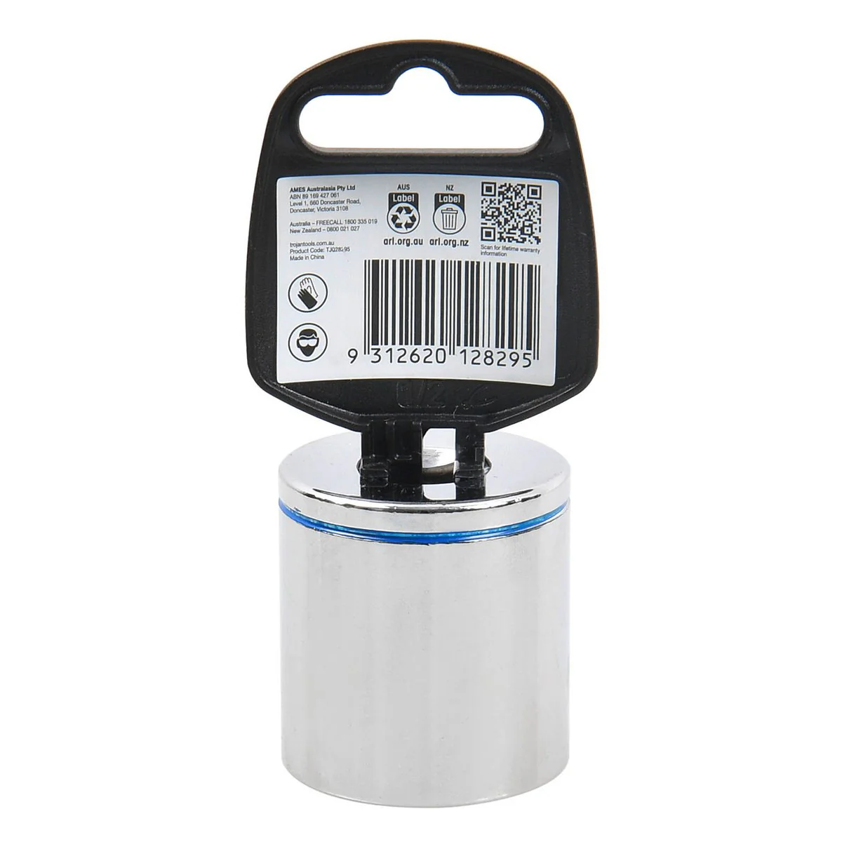 Trojan 32mm Socket 1/2 Drive - Polished Chrome Vanadium - 12 Point Design - Lifetime Warranty - Image 3