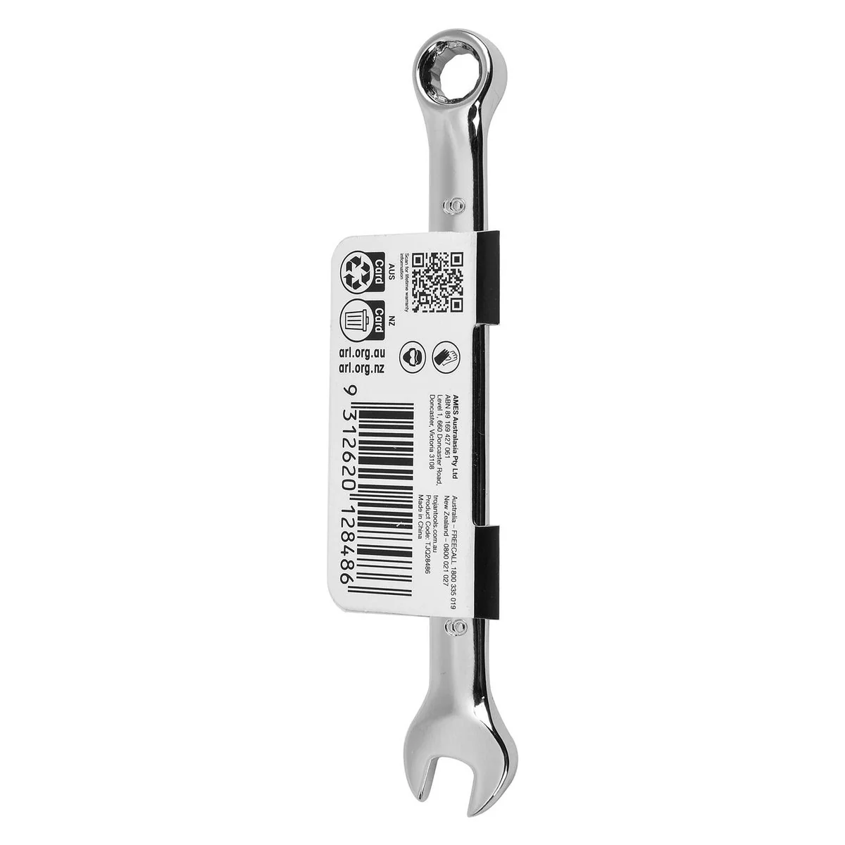 Trojan 6mm Combination Spanner - Polished Chrome Vanadium - High Torque - Image 4