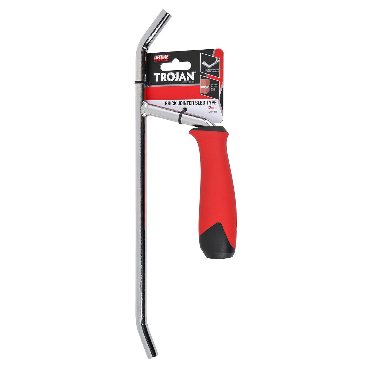 Trojan Brick Jointer - 12mm Steel Blade - Ergonomic Grip - Masonry Tool - Image 4