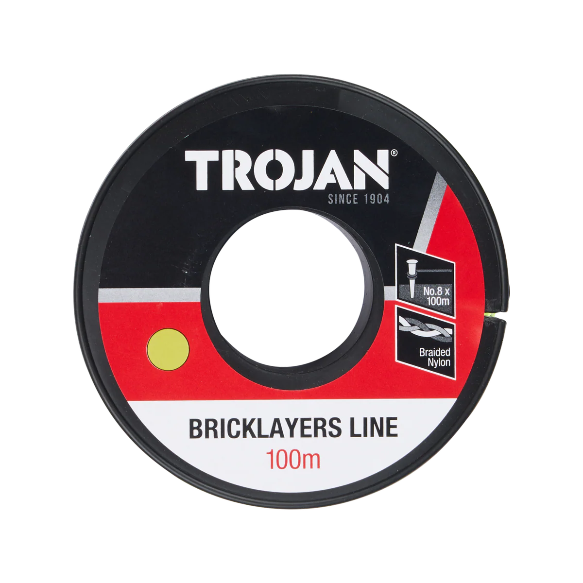 Trojan Brickline - 100m Green No 8 - Durable Nylon for Fencing & Landscaping - Image 2