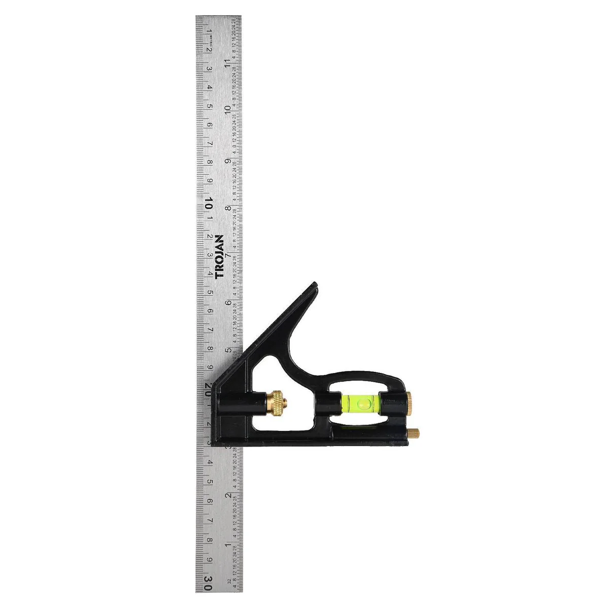 Trojan Combination Square - 300mm - Accurate Measuring Tool - Depth Gauge - Image 3