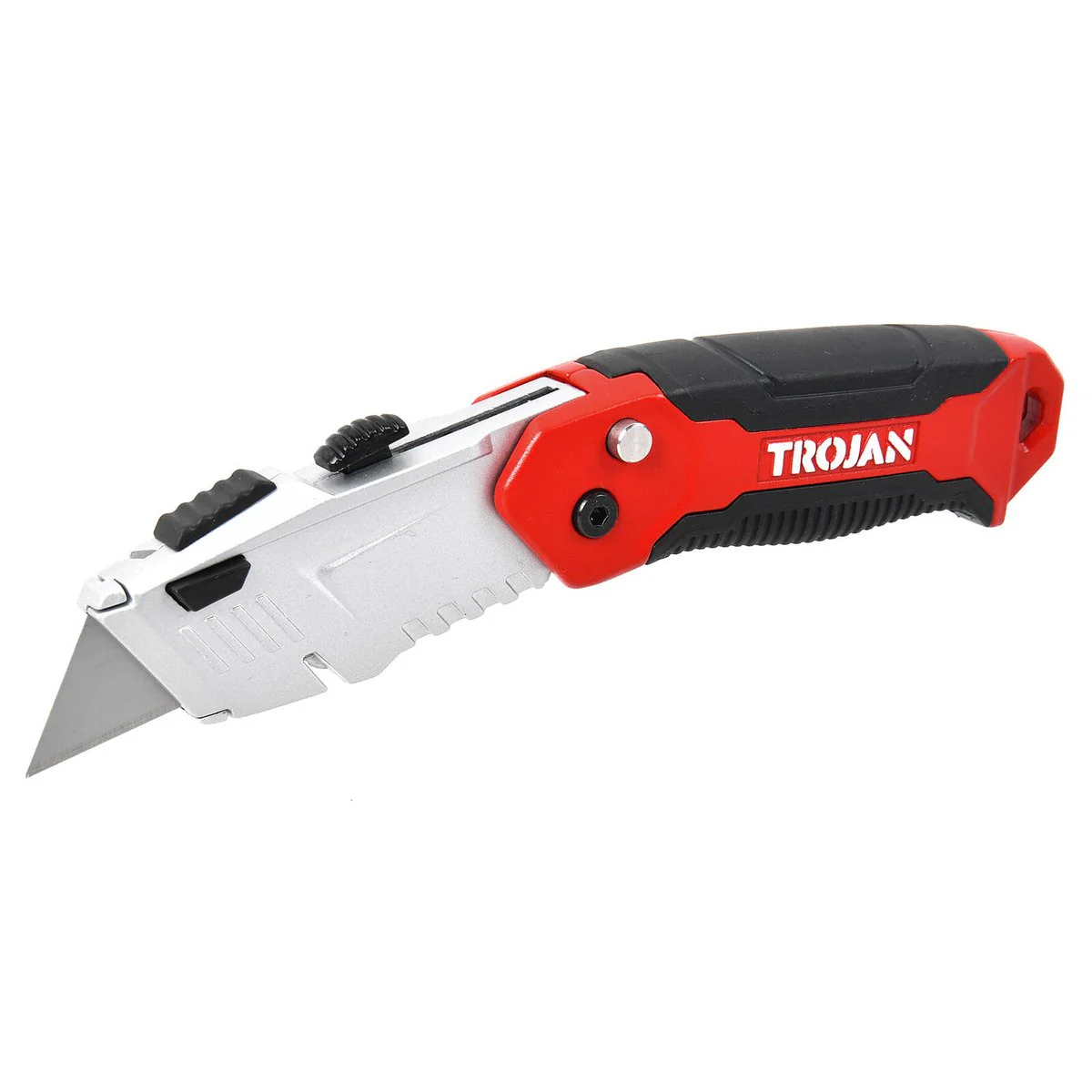 Trojan Folding Retractable Knife - Zinc Alloy - 210mm x 18.8mm x 13.5mm - Durable Utility Tool