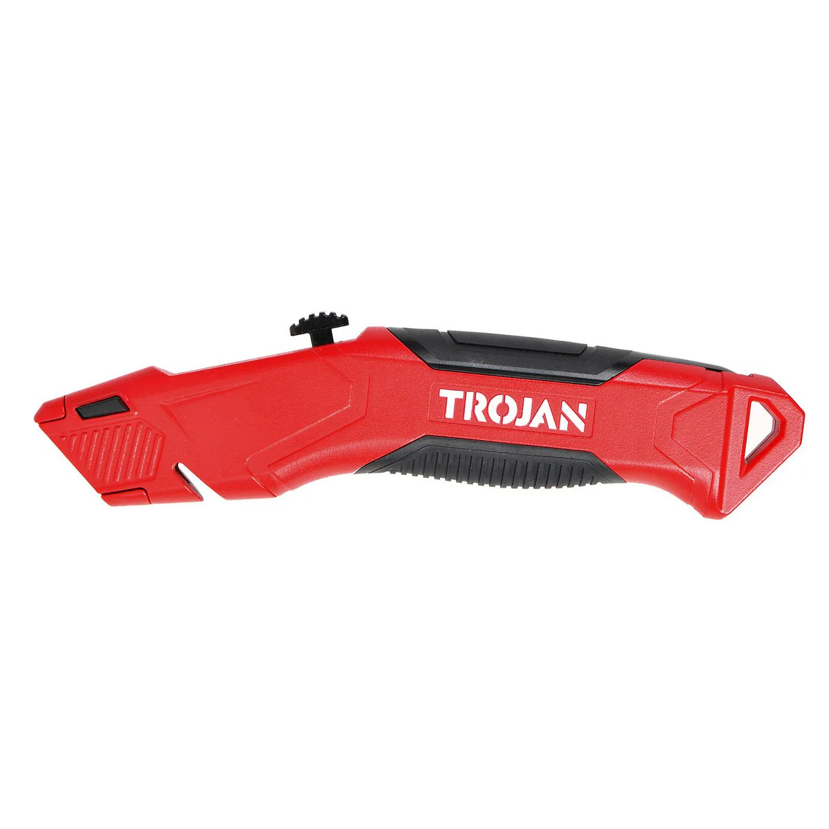 Trojan Retractable Utility Knife - Zinc Alloy - 3 SK5 Blades - 71.6mm x 12.7mm x 245mm - Image 2