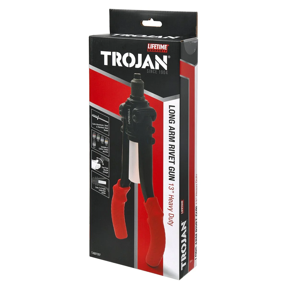 Trojan Rivet Gun - 13 Inch - Aluminium/Steel/Stainless Steel - DIY Use - Image 4