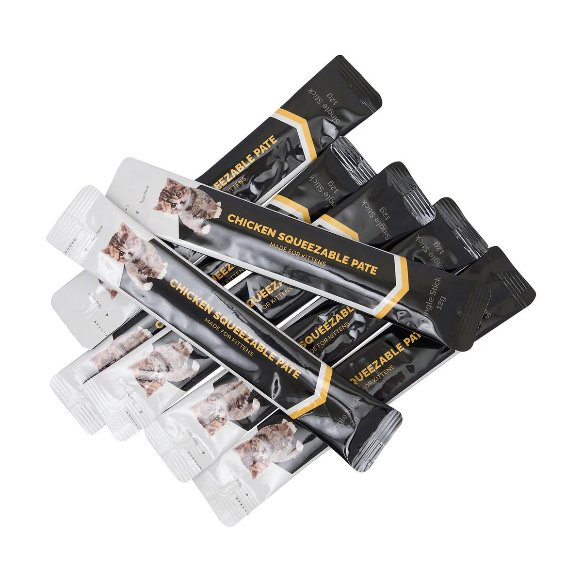 Trusty Chicken Squeezable Pate Kitten Treats - Pack of 7 - 12g Tubes - Nutritious Snack - Image 3