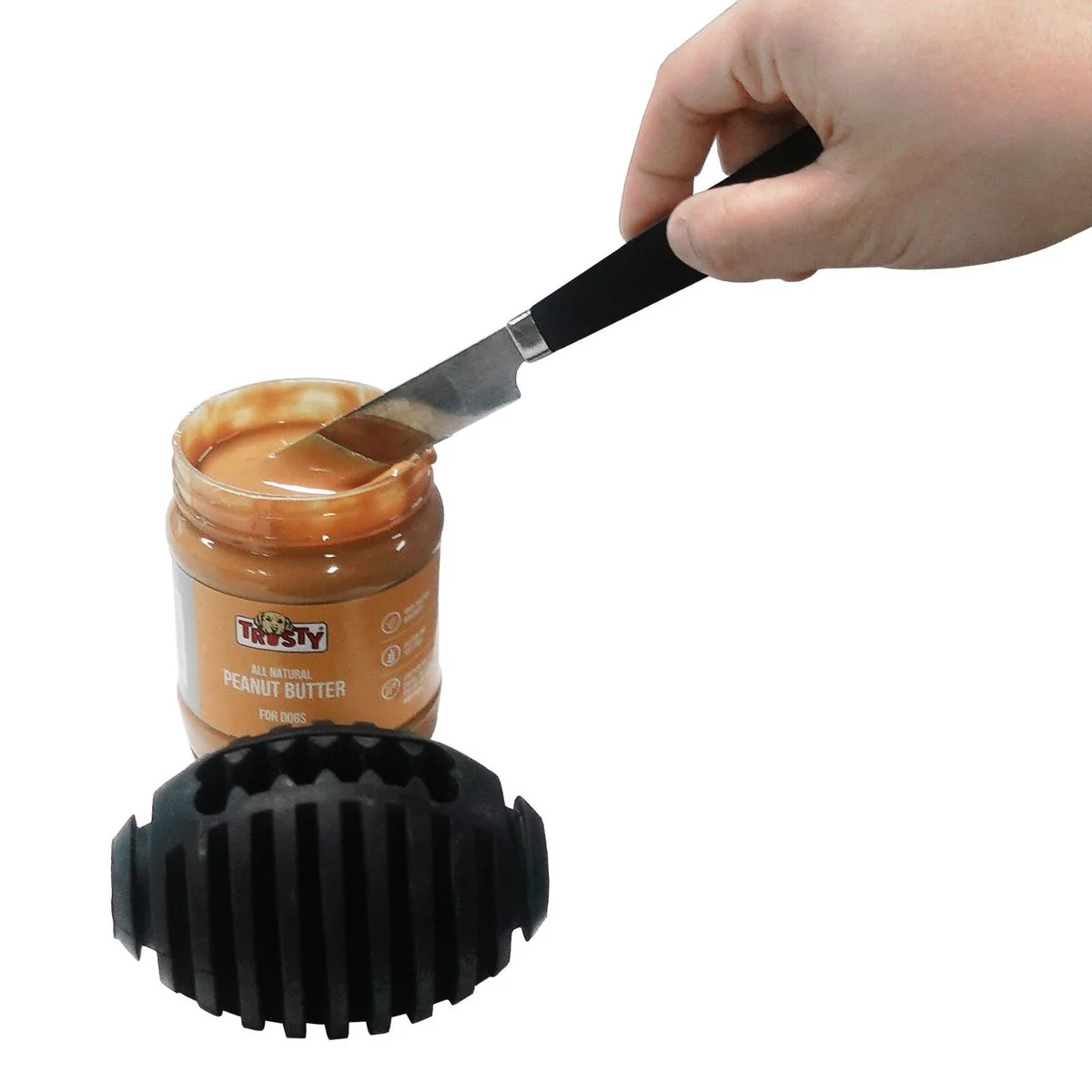 Trusty Natural Peanut Butter Dog Treats Spread 350g - Protein & Healthy Fats - Image 3