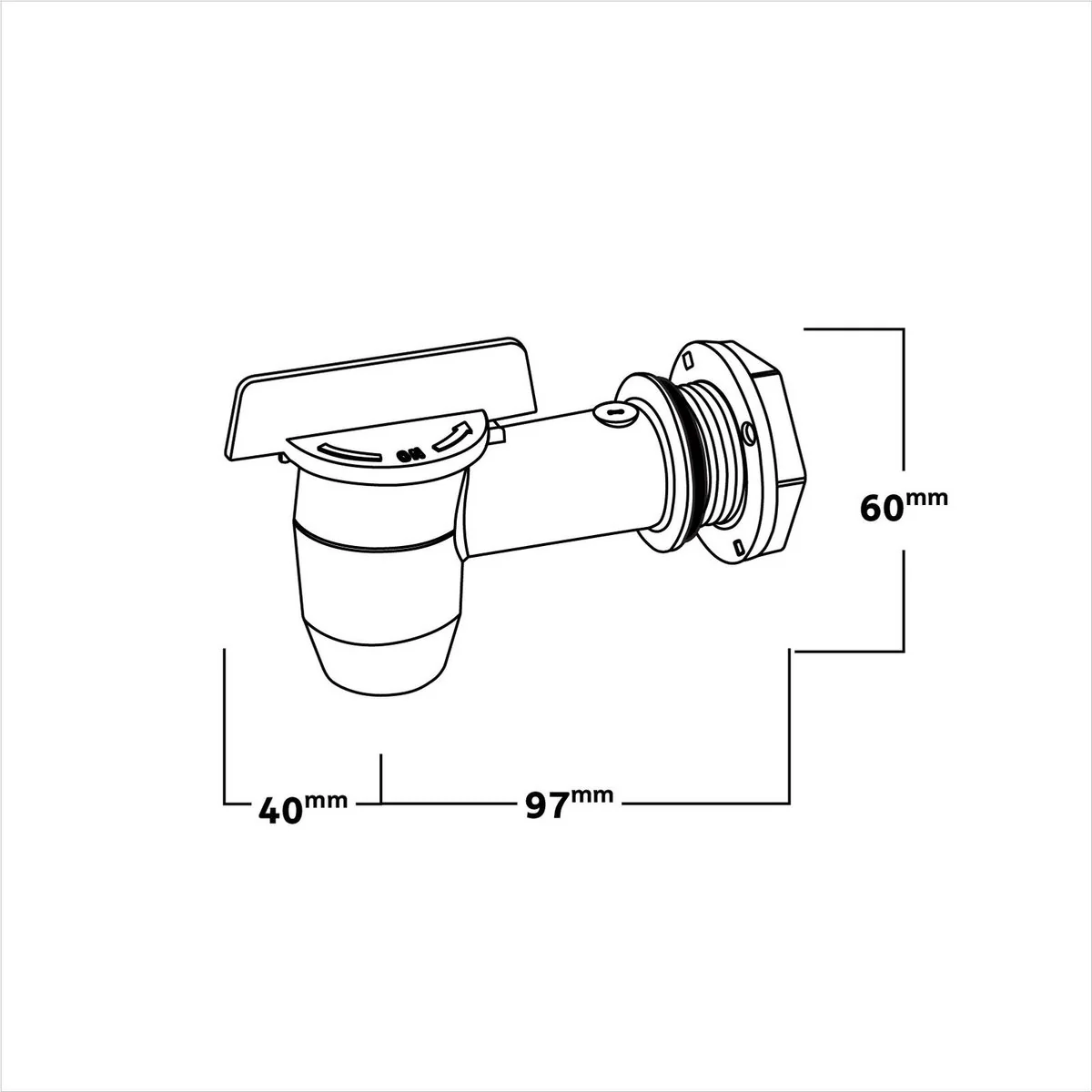 Tumbleweed Worm Farm Tap - 3/4 Inch - UV Protected - Drip Free Seal - Image 2