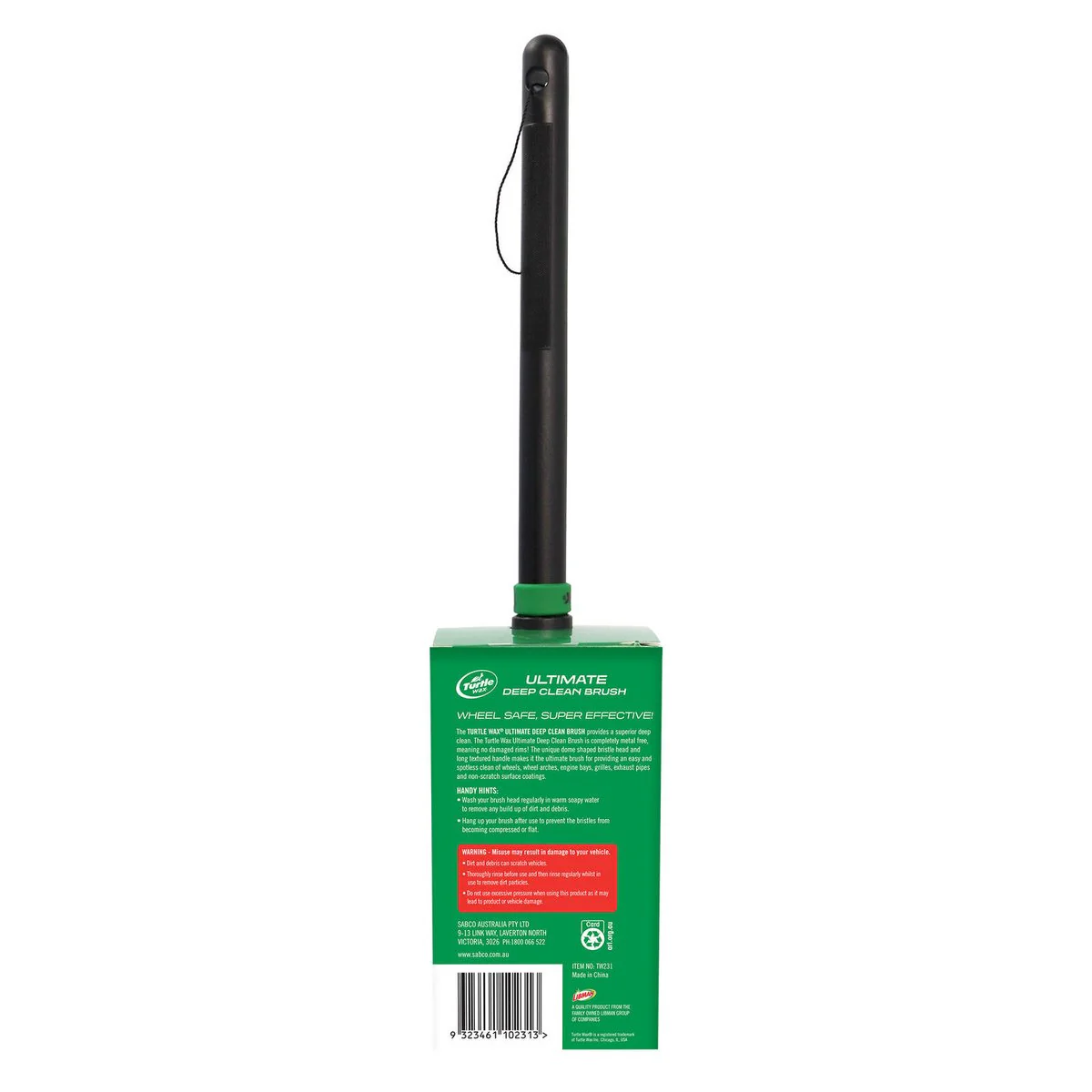 Turtle Wax Ultimate Deep Clean Brush - 1 Pack - 86mm x 405mm - Non-Scratch Bristles - Image 2