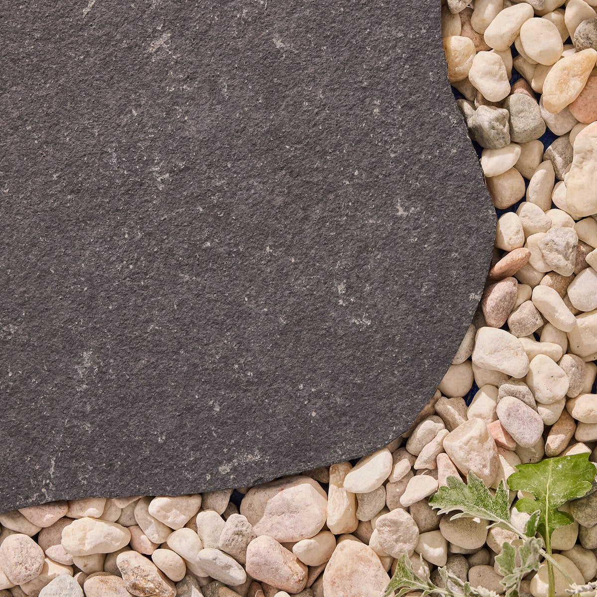 Tuscan Path Limestone Stepping Stone 400 x 500 x 20mm - Charcoal - Non-Slip - Image 3