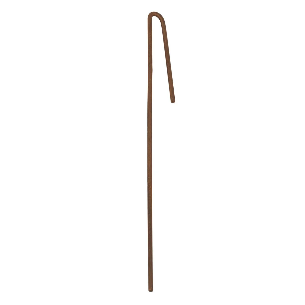 Tuscan Path Rust Metal Garden Edging Pegs 280mm 10pk - Durable & Weather-Resistant