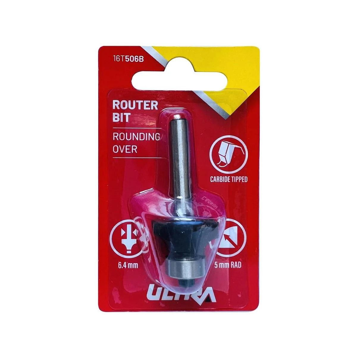 Ultra Router Bit - 5mm Radius - Tungsten Carbide - Durable Design