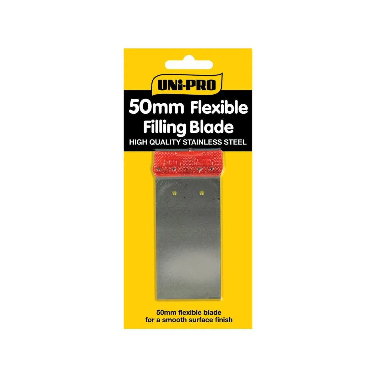 Uni Pro Flexible Filling Blade 50mm Steel Smooth Surface Finish