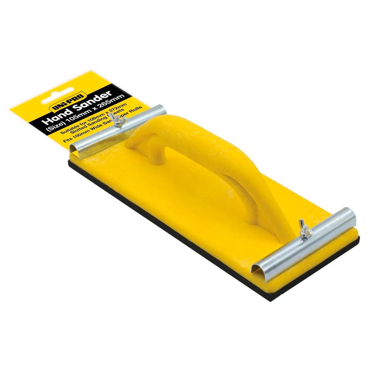 UNi-PRO Large Hand Sander - Half-Sheet - Plastic - Easy to Use