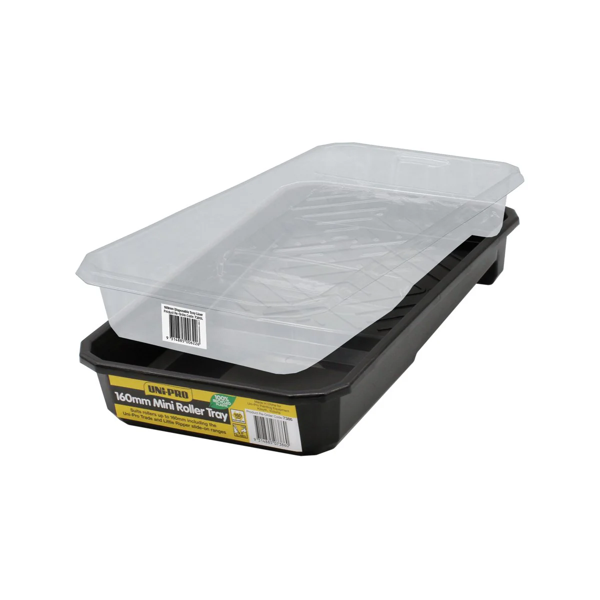 Uni Pro Paint Tray Liner - 160mm - Disposable - Quick Clean-Up - Image 2